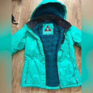 Gerry Mint Green ski coat